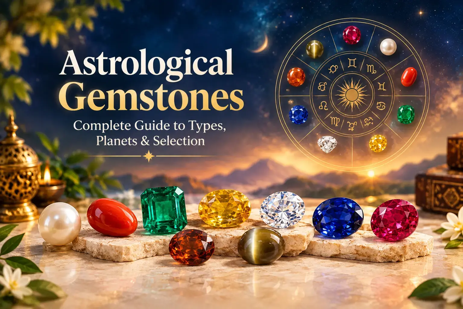 Astrological Gemstones: Complete Guide to Types, Planets & Selection