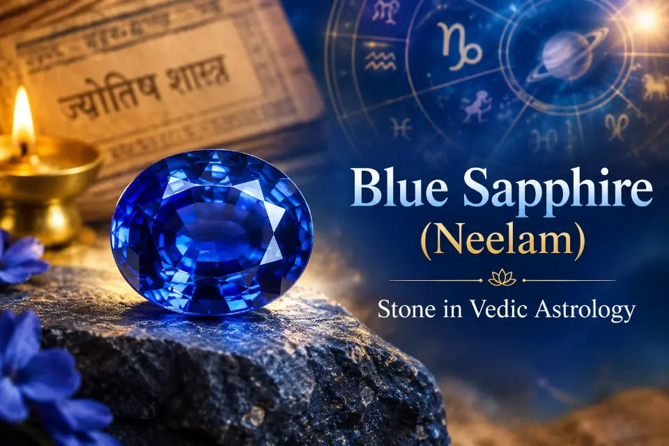Blue Sapphire (Neelam) Stone in Vedic Astrology: Significance of Shani's Gemstone