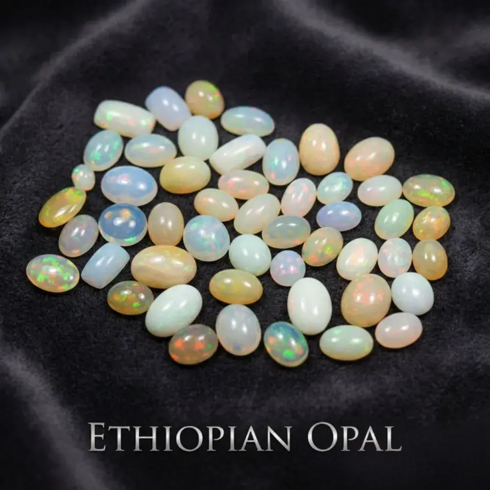 Natural Ethiopian Opal Gemstone – Play of Color Loose Stone for Astrology & Jeweller