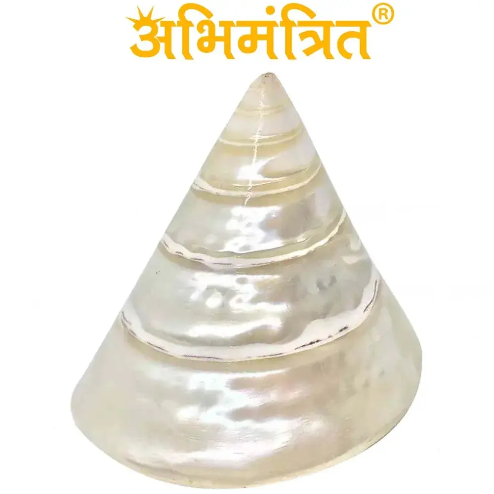 Natural Pearl Shankh (Moti Shankh) — Abhimantrit Conch Shell for Puja & Astrology
