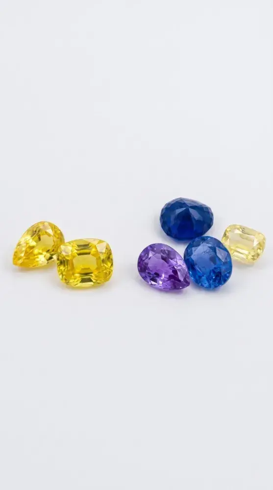 Multicolor Faceted Loose Gemstone Set for Astrological Use