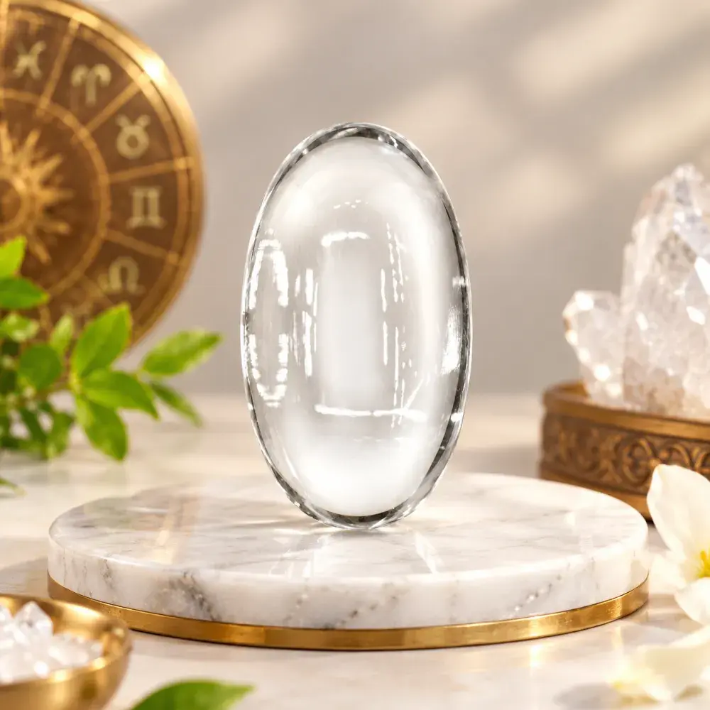 Natural Sphatik Shivling | Clear Quartz Spatika Lingam for Puja & Meditation
