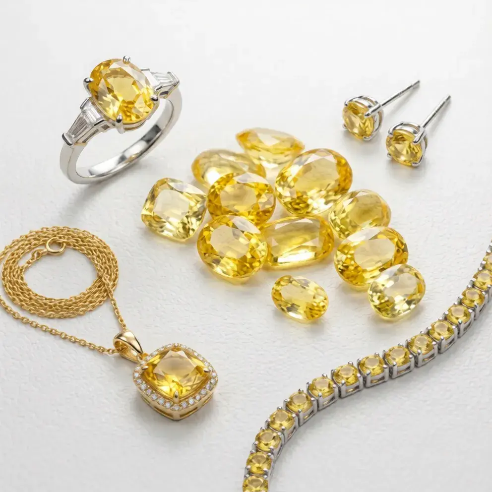 Yellow Sapphire Pukhraj Loose Gemstone for Jupiter | Astrological Gemstone
