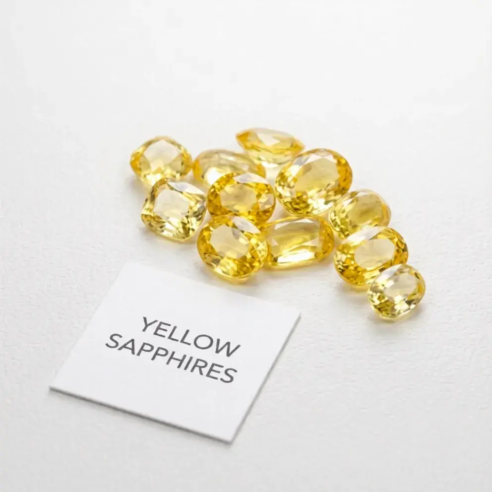 Yellow Sapphire Pukhraj Loose Gemstone for Jupiter | Astrological Gemstone