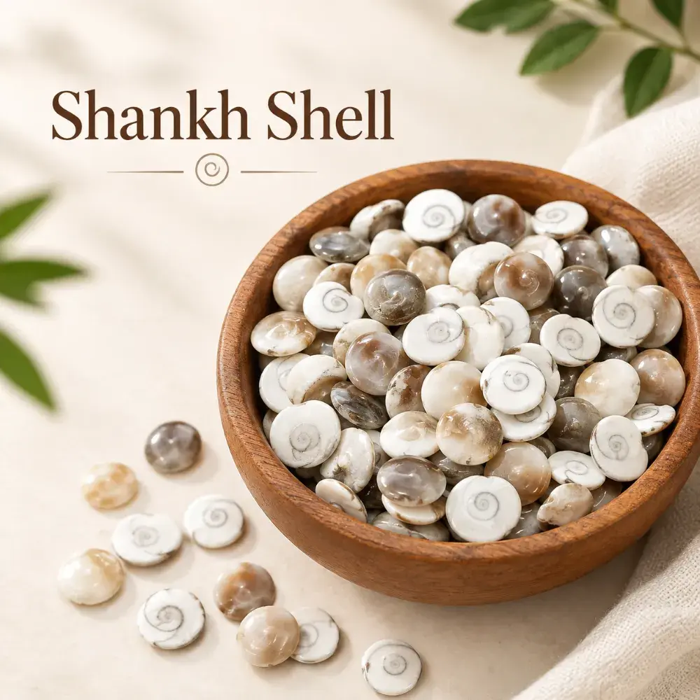 Natural Shankh Shell (Gomti Chakra) Pieces  for Spiritual Practices