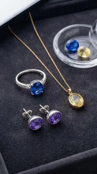 Multicolor Faceted Loose Gemstone Set for Astrological Use