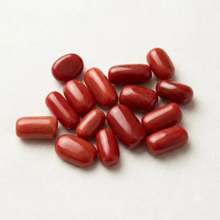 Natural Red Coral (Moonga) Loose Gemstone