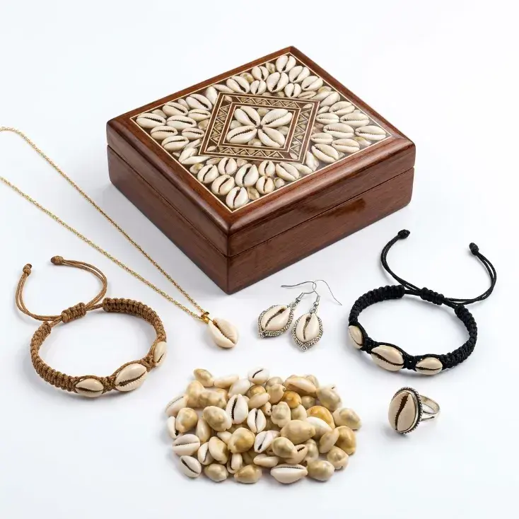 Natural Cowrie Shells (Kaudi) for Astrology, Pooja & Spiritual Practices