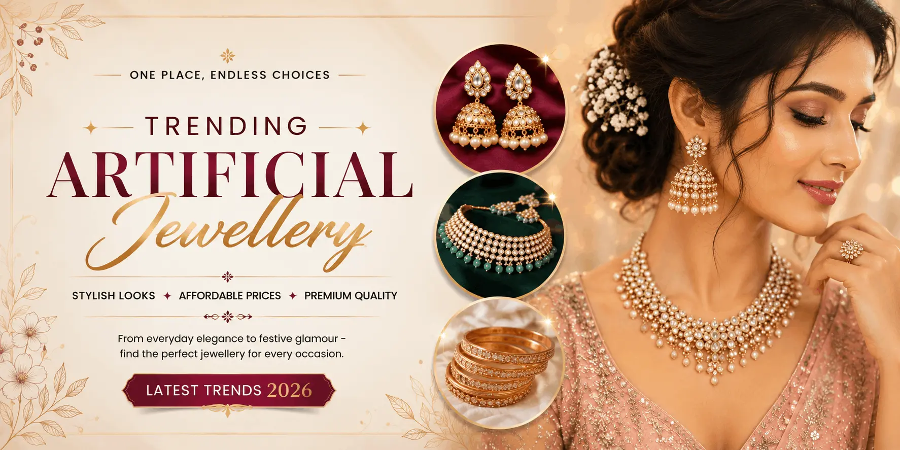 Trending Artificial Jewellery in India 2026 – Affordable Fashion That Never Goes Out of Style