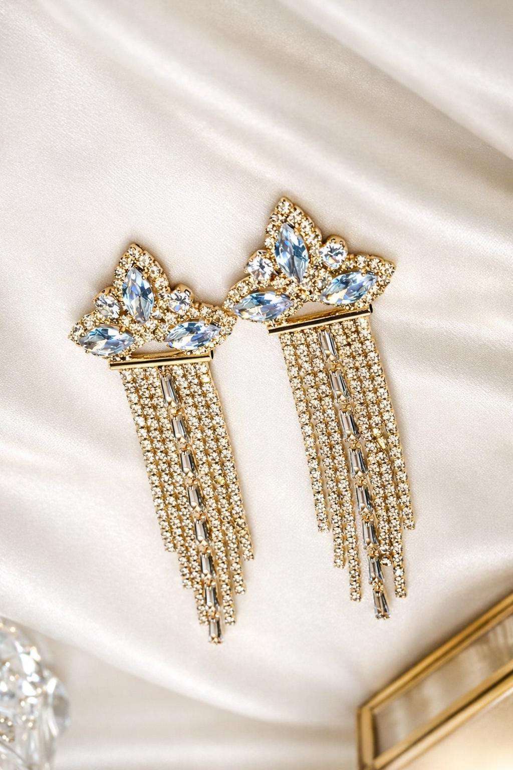 Premium Gold-Plated Statement Party & Wedding Earrings
