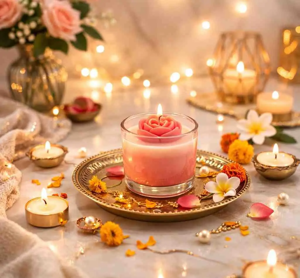 Royal Rose Glow Jar Candle Set
